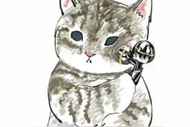 简笔画：可爱猫猫瘦脸脸实录~图片