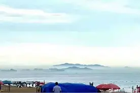 罕见！河北一地现海市蜃楼图片