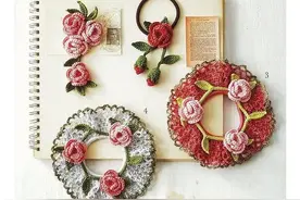 春天如果想钩织花草，推荐这组蕾丝线编的美作图片