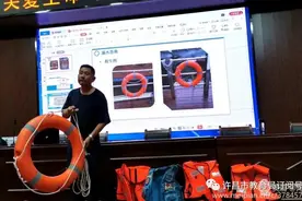 许昌二高邀请许昌市蓝天救援队到校进行防溺水专题宣讲教育图片