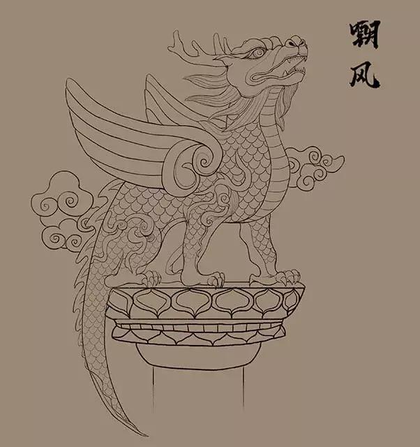 嘲风,音[ cháo fēng ],是中国古代神话传说中的神兽,为龙生九子之第
