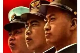 我军大檐帽沿革图片