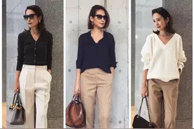 被这个博主“种草”了，西裤穿搭优雅高级，太好看了图片