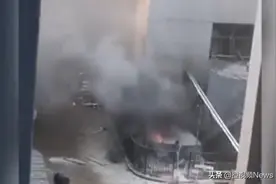 昆明一公司锅炉房发生爆炸致7人受伤，周围大楼窗户被震烂车辆被震翻图片