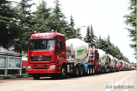 凌宇老客户试水半挂搅拌车，10台批量交付开华东先河图片