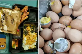 韩国军队伙食令人反胃：鸡蛋长毛，食物里吃出头发、青蛙和菜刀图片