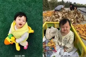 双胞胎姐妹，一个妈妈带，一个奶奶带，5年后身高差距令人唏嘘图片