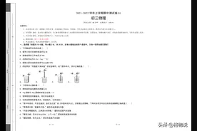 2021-2022学年上学期初三期中物理试卷（通用版）图片