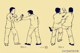 擒敌秘法36招（3），传武贴身靠打、擒拿摔跌制敌之格斗精华图片