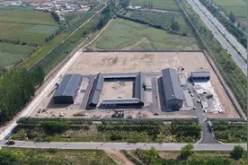 巴彦淖尔一公路综合服务站进入收尾阶段图片