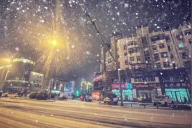 雪到密云！鹅毛般的雪花簌簌飘落图片