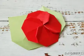 儿童趣味手工，山茶花折纸教程图解，简单又漂亮！图片