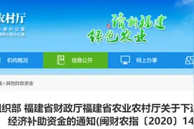 4730万元！福建下达补助资金给这些村，有你家乡吗？图片