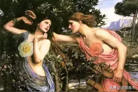 悲惋的爱情：油画《阿波罗和仙子达芙妮》图片
