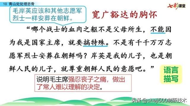 部编版语文五年级下册第10课《青山处处埋忠骨》知识点+图文解读
