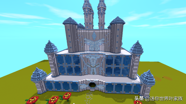 迷你世界：地图评测-暮色城堡，童话般的城堡