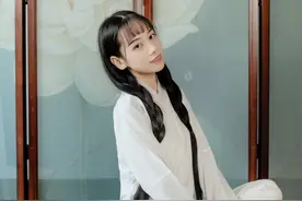 家居服款的汉服你见过吗？纯色百搭，简约时尚情侣款图片