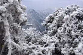 距离广州仅两小时高铁，就有个绝美雾凇地，它就是湖南南岳衡山图片