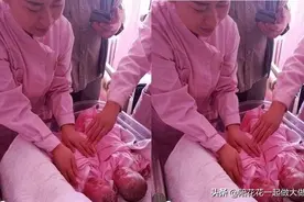 47岁女子已是两个女儿妈妈，为要儿子再次怀孕，分娩后老公晕倒图片