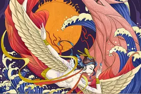 中国神妖大全之《精卫》：上古神话传说中，炎帝有一个女儿图片