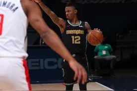 莫兰特35+10布鲁克斯梅尔顿各20分灰熊轻取奇才图片