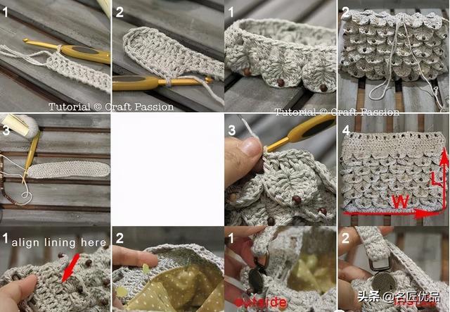 温暖毛线钩鱼鳞的方法