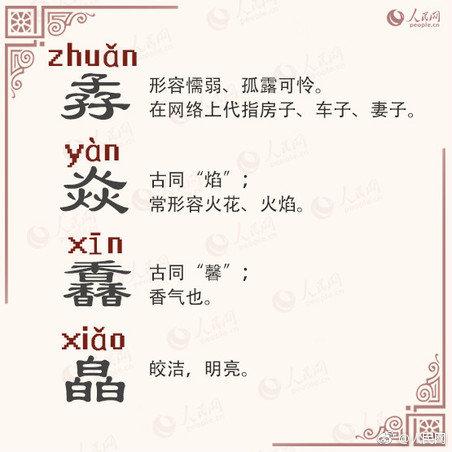 加强版“三叠字”，你会念嘛？