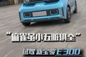 “麻雀虽小五脏俱全”，试驾新宝骏E300图片