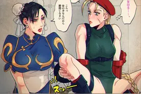 经典街机《街头霸王》以貌取人的评委女孩，看谁顺眼就判谁赢图片