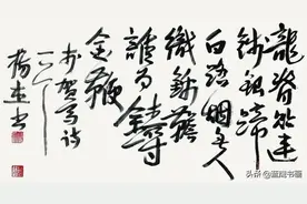 书协领导杨杰书法自成一派，却被喷有点丑，书协大佬霸气回应图片