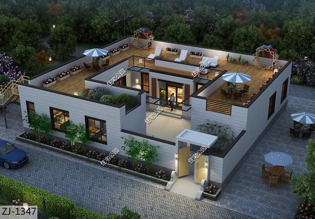 农村一层房屋设计图, 农村一层自建房户型图(5款一层农村平房设计图)