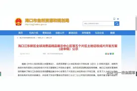 重磅！海口江东新区5大片区方案出炉图片
