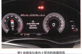 奥迪A6L轿车启停系统报警图片