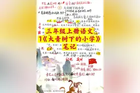 三年级上册语文1《大青树下的小学》笔记图片