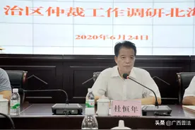 自治区司法厅副厅长杜恒年一行到北海调研仲裁工作图片
