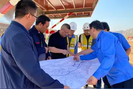 兰州黄河生态旅游开发集团公司调研检查兰州树屏丹霞景区项目进展图片