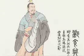 郦食其与张良第一次较量图片