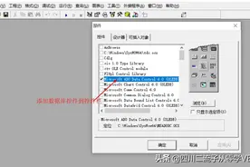 学习VB编程第66天  adodc控件将表格式数据绑定数据库图片