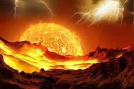 好奇号火星车在火星上拍到一团火，清晰可见，会是什么？图片