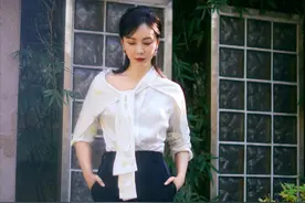 “腿粗”和“屁股大”的女人，应该多穿这3种裤子，藏肉还显瘦图片