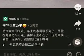 车停公园数月未动 车主被传抗疫去世 准备起诉造谣者图片