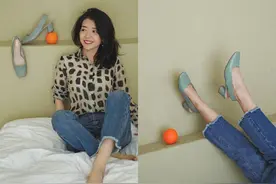 今夏最流行绿色单鞋，选对款式穿会更美~图片