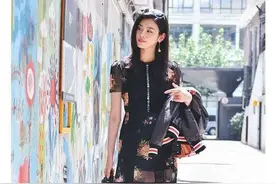 奚梦瑶“超模”身材太迷人，各种风格轻松驾驭，难怪让何猷君着迷图片