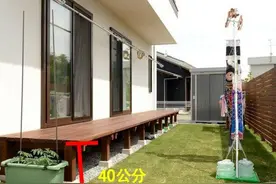 日式装修小技巧，地面抬高40厘米，玄关下沉10厘米，厨房变态收纳图片