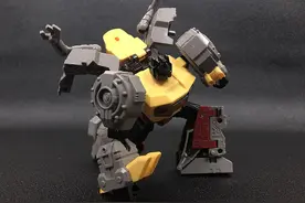 自己拼装个变形金刚出来——便宜的KBB G1款暴龙钢索图片