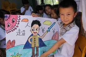 我有一个超人爸爸，可厉害了，是我心中的偶像图片