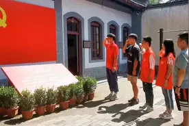 黄淮学院国际教育学院——开展暑假返乡社会实践小分队寻找家乡红色文化活动图片