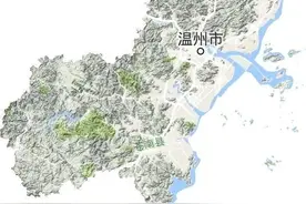 乐清瑞安平阳苍南等中学定向分布，苍南分布不均衡且乱山区无照顾图片