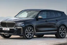 造型前卫大气的宝马新旗舰，全新宝马X8渲染图曝光图片