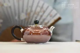 —铜包银泡茶壶—图片